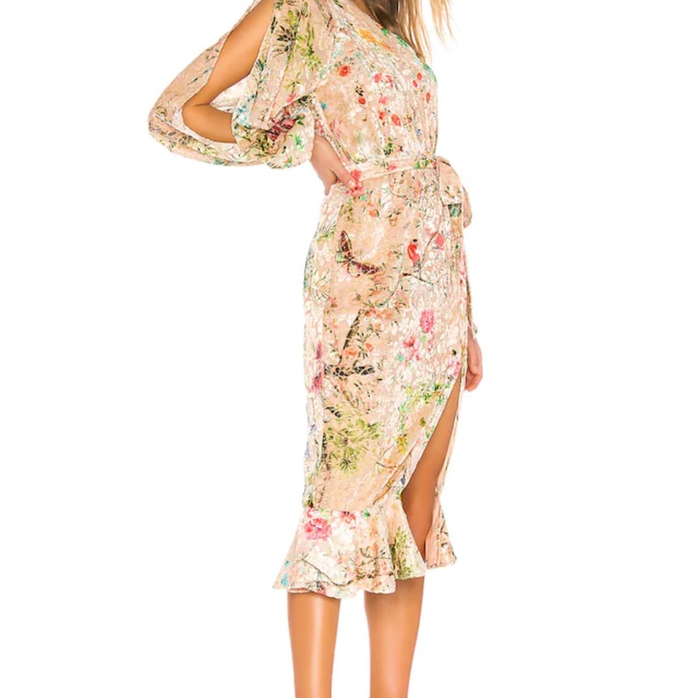 Hemant And Nandita velvet evening dress , m